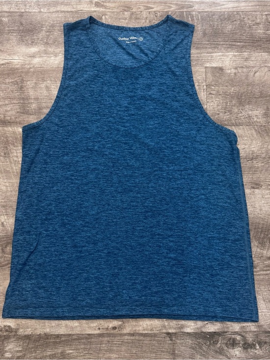 Outdoor Voices Other - Outdoor Voices All Day Tank Top Teal Space Dye Performance Mens Sz. M